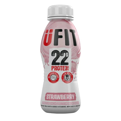 UFIT Strawberry Protein Shake 12 x 330ml