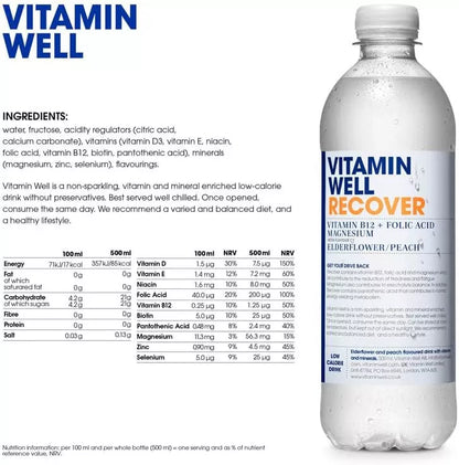 Vitamin Well - Recover - 12 Pack